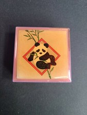 Estojo plástico panda roxo pequeno com borracha panda comprar usado  Enviando para Brazil