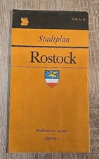 Stadtplan faltplan rostock gebraucht kaufen  Leipzig