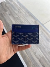 Goyard cardholder blue for sale  San Antonio