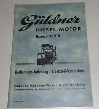 Betriebsanleitung teilekatalog gebraucht kaufen  Jever