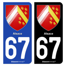 Autocollant plaque immatricula d'occasion  Sète