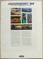 Ford motorsport publicity for sale  LEICESTER