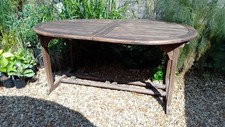 hardwood patio table for sale  KETTERING