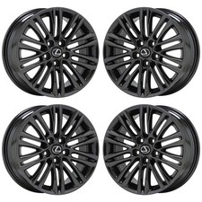 Jantes Lexus ES350 17" preto cromado conjunto de fábrica OEM 74277 TROCA comprar usado  Enviando para Brazil