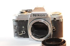 Nikon FG Cromo 35mm Película Analógica SLR Cámara PIEZAS BASURA NO FUNCIONA SIN DEVOLUCIÓN segunda mano  Embacar hacia Mexico