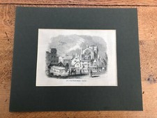 1845 mounted print for sale  SALISBURY