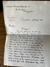1895 dumfries letter for sale  BLAYDON-ON-TYNE