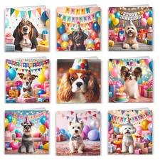 Dog birthday cards for sale  SPILSBY