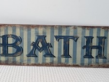 Bath sign sturdy for sale  South Bend