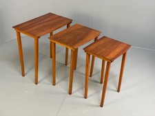 Vintage walnut nesting for sale  IPSWICH