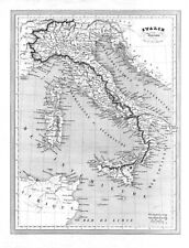 Italie ancienne carta usato  Latina