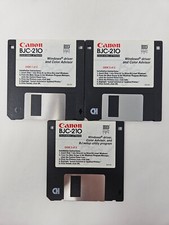 Disquetes Cannon BJC-210 software driver impressora 3,5", usado comprar usado  Enviando para Brazil