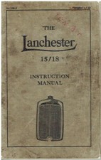Lanchester chassis orig for sale  WORKSOP