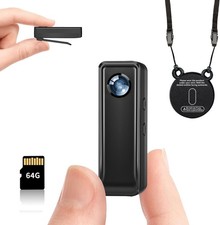 Mini câmera corporal 2.7K 64GB câmera de ação portátil, usado comprar usado  Enviando para Brazil