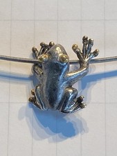 Halskette frosch anhänger gebraucht kaufen  Langwedel