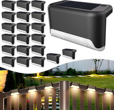 20 piezas luces solares impermeables para cubierta para escalones, cercas, jardines y senderos al aire libre segunda mano  Embacar hacia Mexico