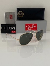 Novo Óculos de Sol Ray-Ban Aviador RB3025 Armação Dourada Lente Verde G-15 Unissex 62mm, usado comprar usado Novo Óculos de Sol Ray-Ban Aviador RB3025 Armação Dourada Lente Verde G-15 Unissex 62mm, usado comprar usado  Enviando para Brazil