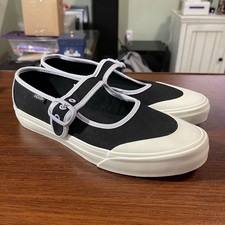Sapato Retrô Feminino VANS Mary Jane Tamanho 7.5 Bailarina Preto Branco Novo comprar usado  Enviando para Brazil