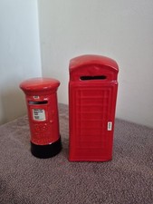 Pair red postbox for sale  STAFFORD
