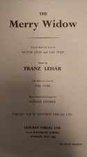 Lehar merry widow for sale  BRADFORD