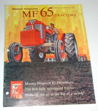 Folheto de vendas de tratores Massey Ferguson MF 65 diesel diesel, gasolina e LP comprar usado  Enviando para Brazil