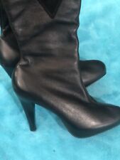 Botas femininas até o joelho com zíper, PRETAS, TAMANHO 8 comprar usado  Enviando para Brazil