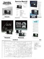 MANUAL DE OPERAÇÃO PANASONIC RF-B65 + MANUAL DE SERVIÇO + ANÚNCIOS + REVISÃO - PAPEL 32LB comprar usado  Enviando para Brazil