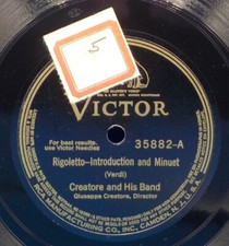 Usado, 12" Creatore & His Band 78 Rigoletto Introduction & Minuet/Rigoletto Qt EE+ BX4A comprar usado  Enviando para Brazil