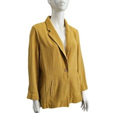 Usado, Blazer Free People algodão tamanho M leve amarelo mostarda  comprar usado  Enviando para Brazil