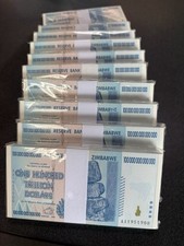 10x100 TRILHÕES DE DÓLARES 100% ORIGINAL ZIMBÁBUE 2008 AA SERIES P91 UNC UV PASSADO comprar usado  Enviando para Brazil