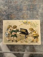 Cartão comercial c1890 American Machine Co canelador manual sorvete tabaco Filadélfia comprar usado  Enviando para Brazil