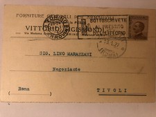 Cartolina pubblicitaria fornit usato  Roma