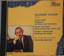 Rare Maurizio Pollini Liszt/Schubert/Schumann CD Grove BBC Symphony Orchestra cc comprar usado  Enviando para Brazil