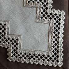 Hardanger stickerei decke gebraucht kaufen  Seevetal