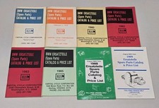 Lote 8x Repuestos BMW 1955-1989 Motorcycle Spare Parts List Catalog R26 50 60 segunda mano  Embacar hacia Mexico