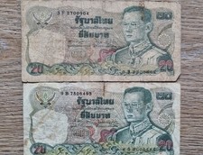 Baht banknote . gebraucht kaufen  Aichach