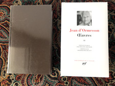 Pléiade jean ormesson d'occasion Pléiade jean ormesson d'occasion  La Rochelle