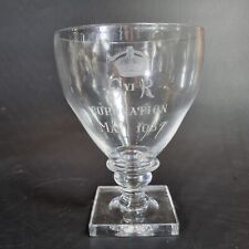 1937 coronation glass for sale  ROYSTON