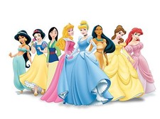 Princesa Póster Grande Estampado Niña Dormitorio Decoración Mural Niños Cómic A4 comprar usado  Enviando para Brazil