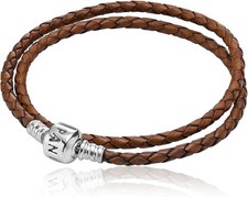 Pandora lederarmband zweifach gebraucht kaufen  Bokensdorf