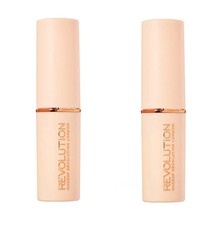 Pacote com 2 bases bastão base rápida Makeup Revolution Beauty, F1, usado comprar usado Pacote com 2 bases bastão base rápida Makeup Revolution Beauty, F1, usado comprar usado  Enviando para Brazil
