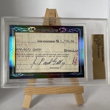 J. Paul Getty Auto 2014 Leaf Cut Signature Edition #D 13/20 Founder Of Getty J01 comprar usado  Enviando para Brazil