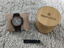 Armbanduhr wood clock gebraucht kaufen  Auerbach/Vogtl.