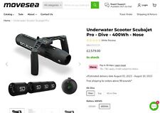 Underwater scooter scubajet for sale  SOUTHSEA