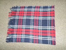 Tartan blanket throw for sale  DRIFFIELD