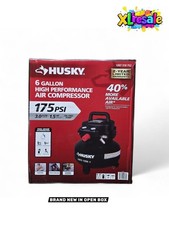 Husky 6 Gal Compressor de Ar 175 PSI Panqueca Elétrica Sem Óleo Ferramenta de Medidor Duplo NOVO comprar usado Husky 6 Gal Compressor de Ar 175 PSI Panqueca Elétrica Sem Óleo Ferramenta de Medidor Duplo NOVO comprar usado  Enviando para Brazil
