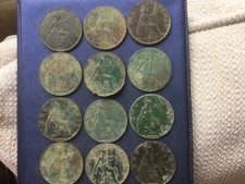 Georgian pennies x12 for sale  BERKHAMSTED