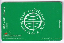 Monaco telecarte phonecard d'occasion  Expédié en Belgium