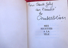 Cuisine gastronomie autographe d'occasion  Paris V