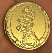 MOEDA MEDALHÃO EXCLUSIVA DISNEY CRUISE LINE DCL CHIP DALE PORT EVERGLADES comprar usado  Enviando para Brazil